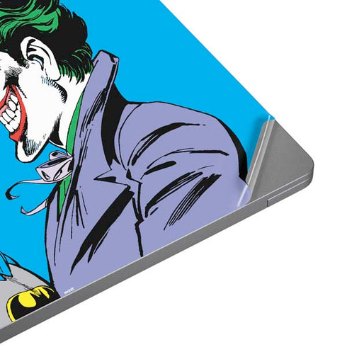 DC Comics The Joker vs Batman Vintage art Universal Laptop 12in (9.8 x 6.8in) Skin